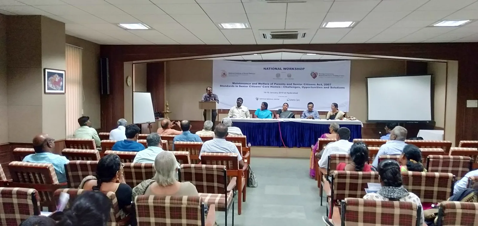 A meeting in the READ community hall